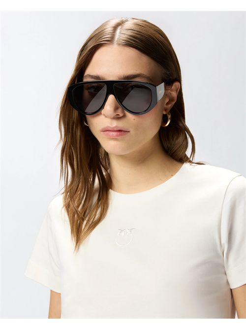 T-shirt con logo Love Birds PINKO | 100355A339/Z05